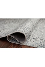 Loloi Rugs Drift 18" x 18" Ivory / Silver Sample Rug