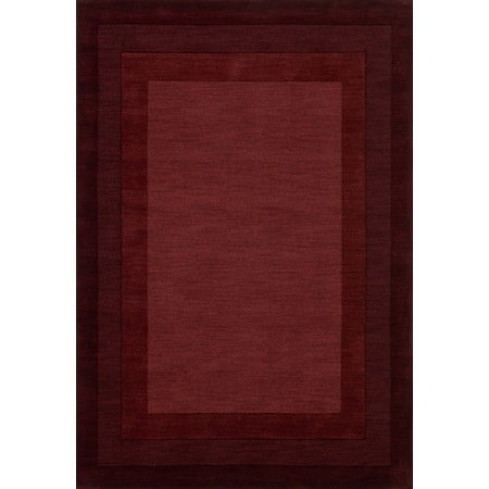 1'6" x 1'6"  Red Rug