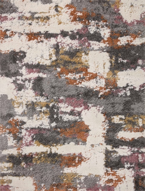 2'3" x 4'0" Grey / Multi Rug