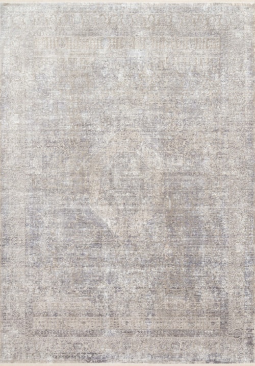 1'6" x 1'6"  Silver / Pebble Rug