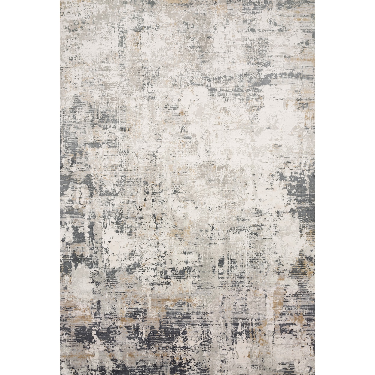 Loloi Rugs Sienne 6'7" x 9'2" Ivory / Granite Rug