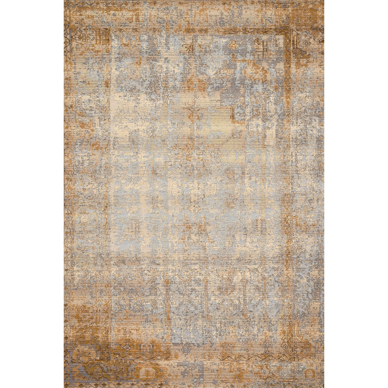 Loloi Rugs Mika 7'10" x 11'2" Ant. Ivory / Copper Rug