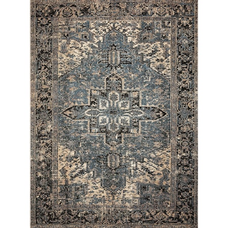 2'5" x 7'8" Ocean / Midnight Rug