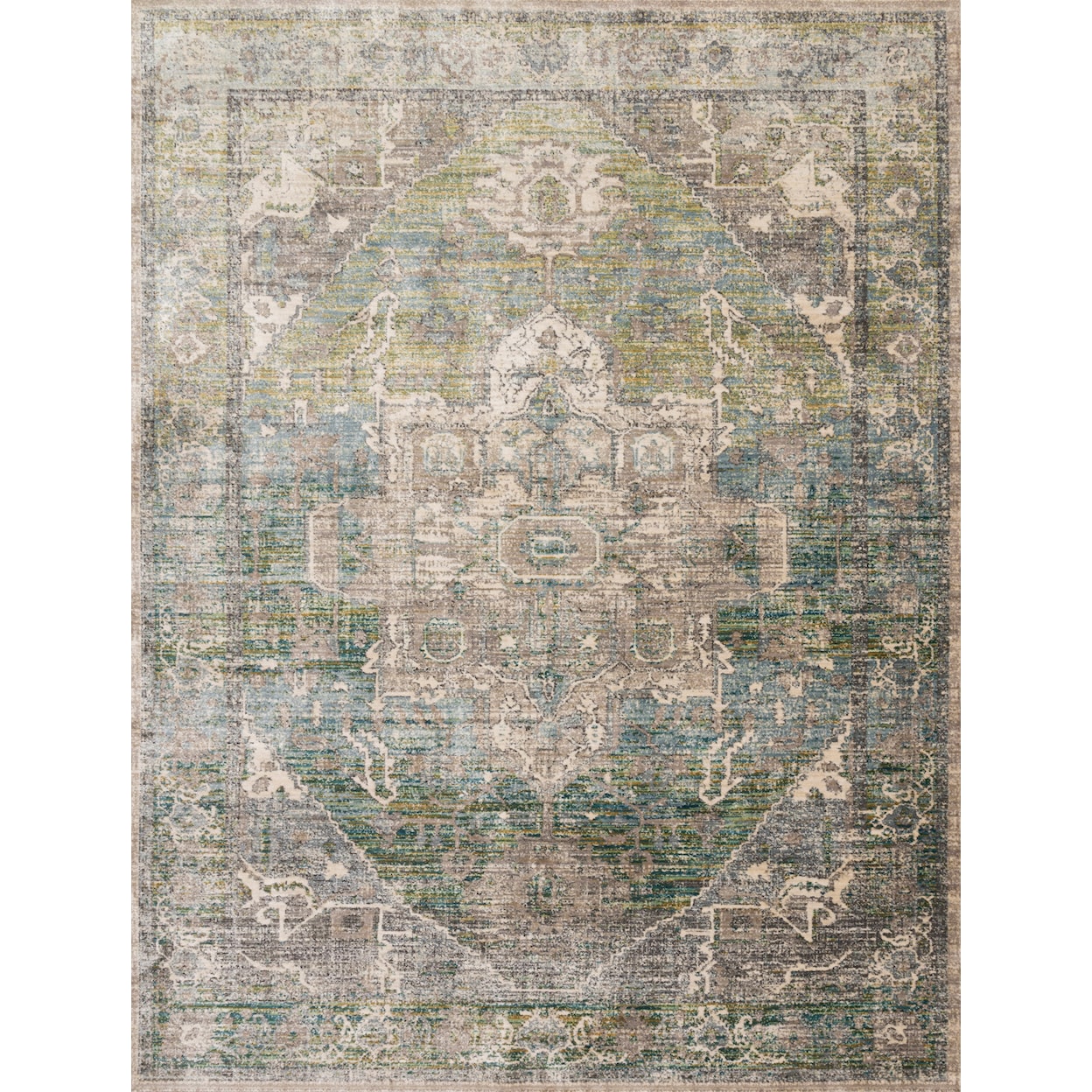 Reeds Rugs Javari 7'10" x 10' Grass / Ocean Rug