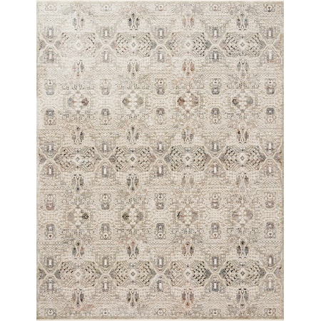 1'6" x 1'6"  Granite / Ivory Rug