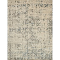 2'-8" X 7'-6" Ivory / Grey Runner