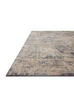 Reeds Rugs Indra 7'9" x 7'9" Round Charcoal / Natural Rug
