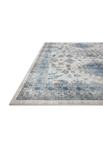 Reeds Rugs Heidi 6'0" x 6'0" Ivory / Ocean Round Rug