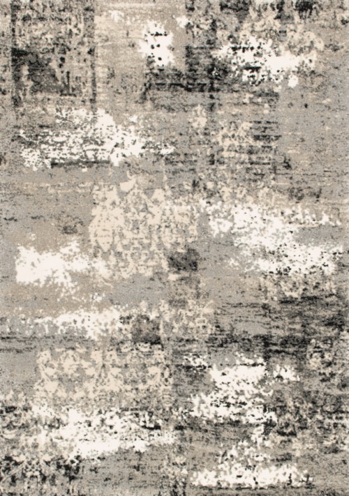 1'6" x 1'6"  Grey Rug