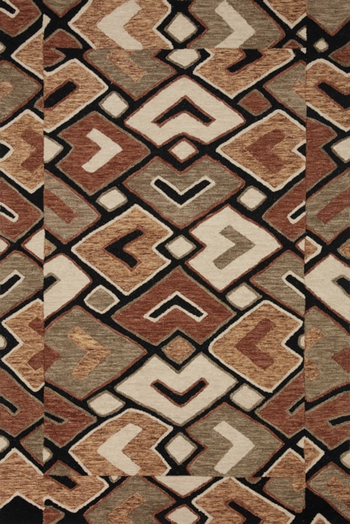 18" x 18" Sage / Bark Sample Rug