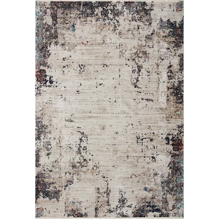 7'10" x 10'10" Ivory / Charcoal Rug