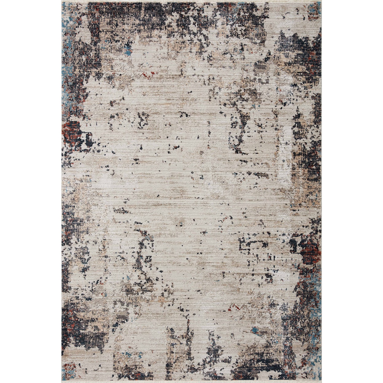 Loloi Rugs Leigh 4'0" x 5'5" Ivory / Charcoal Rug