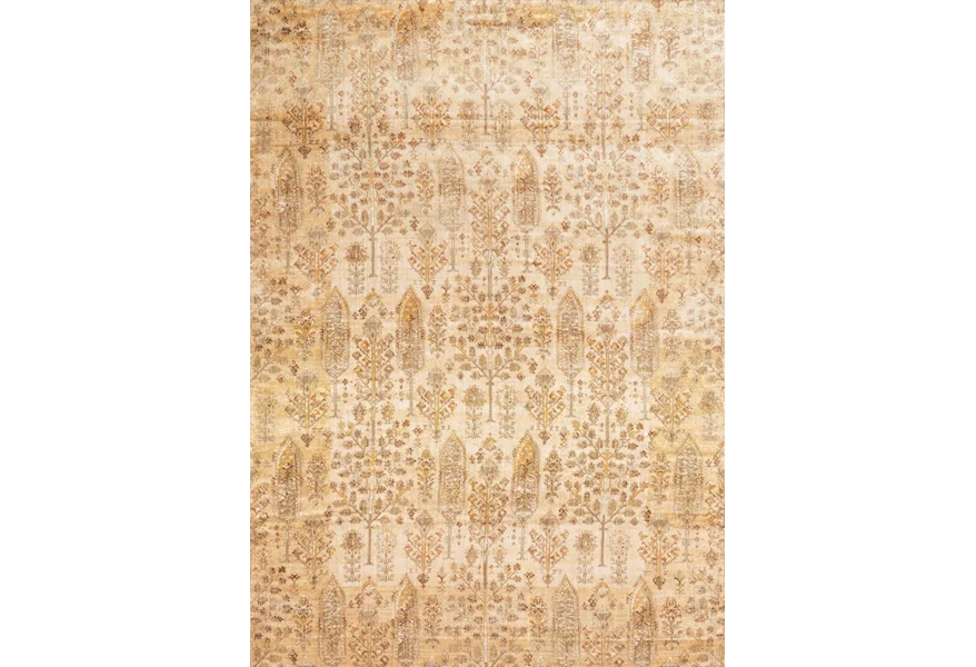 Anastasia 1'6" x 1'6"  Ant. Ivory / Gold Rug by Reeds Rugs at Reeds Furniture