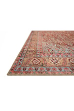 Loloi Rugs Loren 7'6" x 9'6" Terracotta / Sky Rug