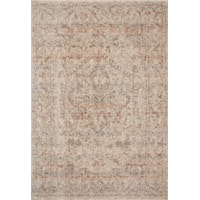 5'3" x 7'9" Ivory / Spice Rug