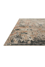 Reeds Rugs Axel 18" x 18" Silver / Spice Sample Rug