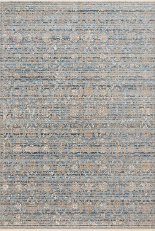 11'6" x 15'7" Ocean / Gold Rug