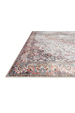 Reeds Rugs Wynter 5'0" x 7'6" Tomato / Teal Rectangle Rug