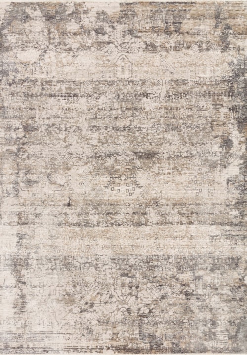 1'6" x 1'6"  Graphite / Beige Rug