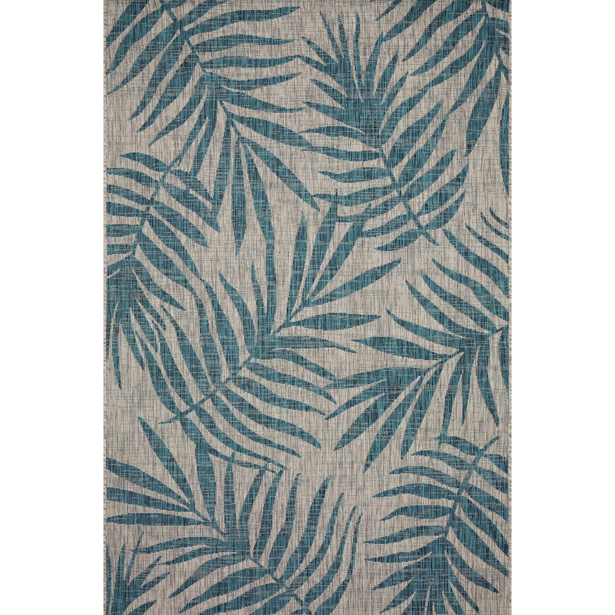 Reeds Rugs Isle 2'2" x 3'9" Grey / Aqua Rug