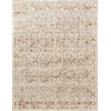 Loloi Rugs Theia 7'10" x 7'10" Round Natural / Rust Rug