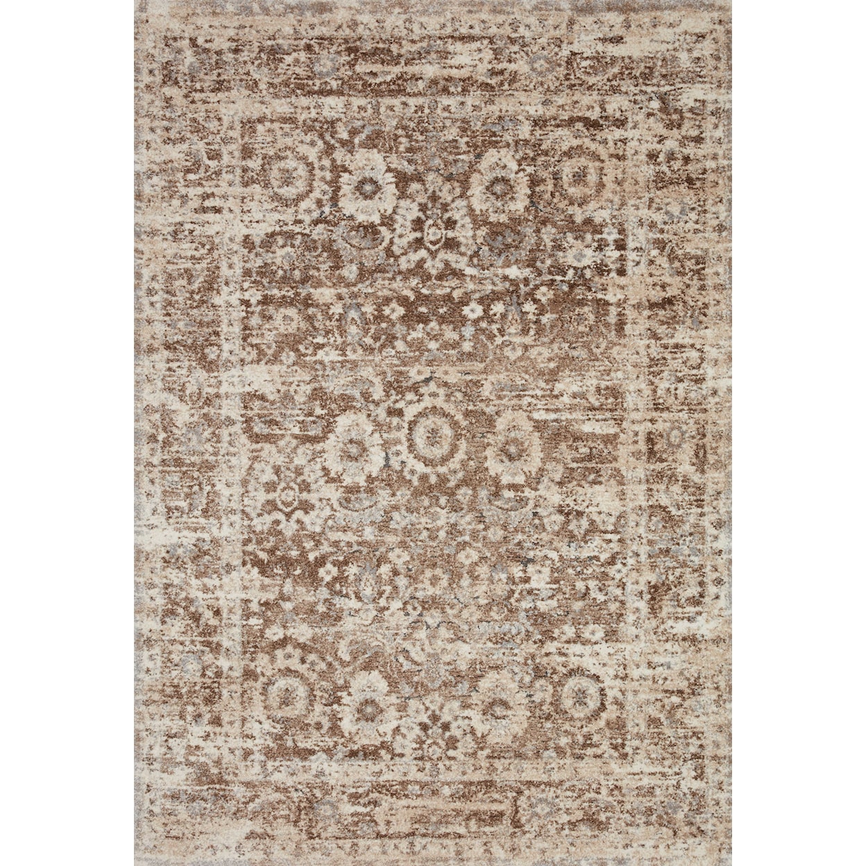 Reeds Rugs Theory 2'7" x 13' Mocha / Natural Rug