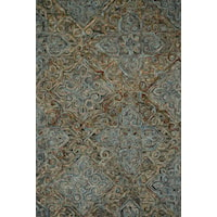 2'-3" X 3'-9" Charcoal / Multi Rug