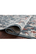 Loloi Rugs Cassandra 18" x 18" Dove / Navy Sample Rug