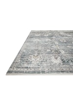 Reeds Rugs Bonney 2'7" x 8'0" Lagoon / Ivory Runner Rug