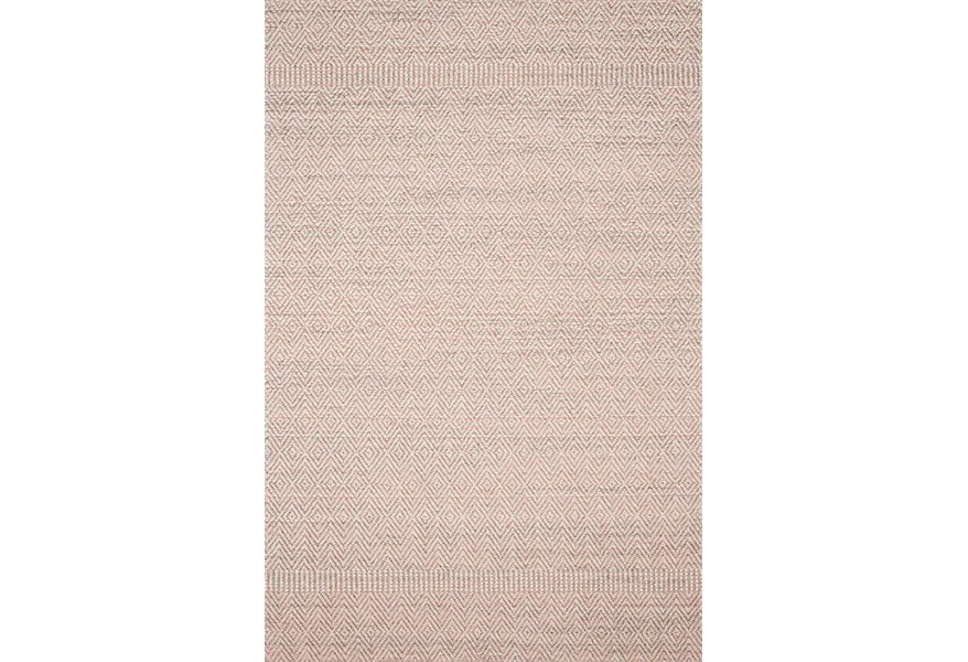 Cole 1'6" x 1'6"  Blush / Ivory Rug by Reeds Rugs at Reeds Furniture