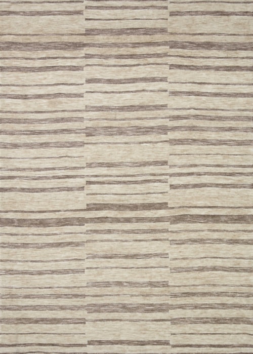 2'6" x 7'6" Natural / Taupe Runner Rug