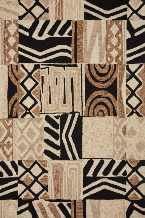 18" x 18" Tobacco / Natural Sample Rug