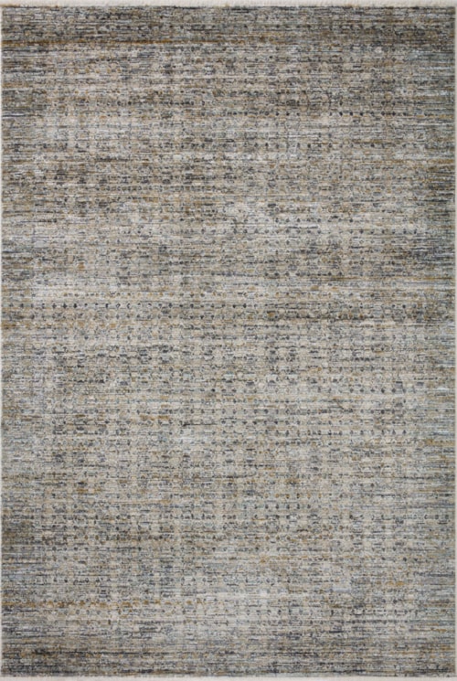 2'3" x 3'10" Charcoal / Multi Rectangle Rug