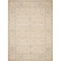 8'6" x 12' Natural / Blue Rug