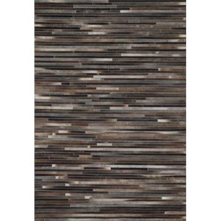 1'6" x 1'6"  Charcoal Rug