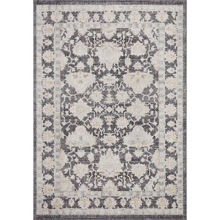 3'-9" x 5'-9" Charcoal / Natural Rug