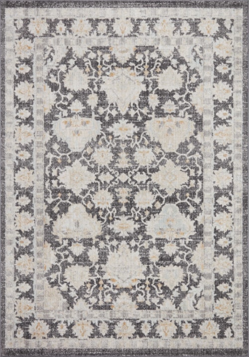 3'-9" x 5'-9" Charcoal / Natural Rug