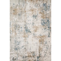 1'-6" X 1'-6" Square Ivory / Gold Rug