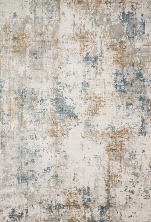 2'-7" X 12'-0" Ivory / Gold Rug