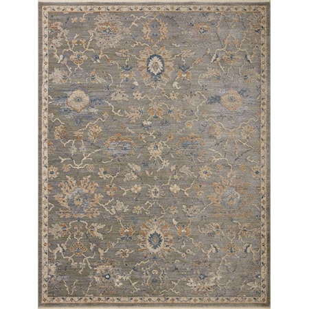 9'0" x 12'0" Sage / Gold Rug