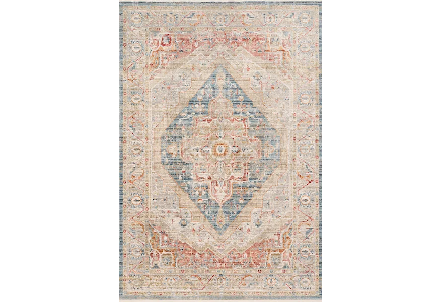 Claire 11'6" x 15'7" Blue / Multi Rug by Reeds Rugs at Reeds Furniture