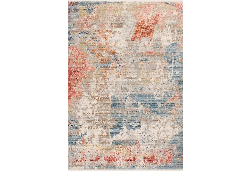 Claire 3'7" x 5'1" Grey / Multi Rug by Reeds Rugs at Reeds Furniture