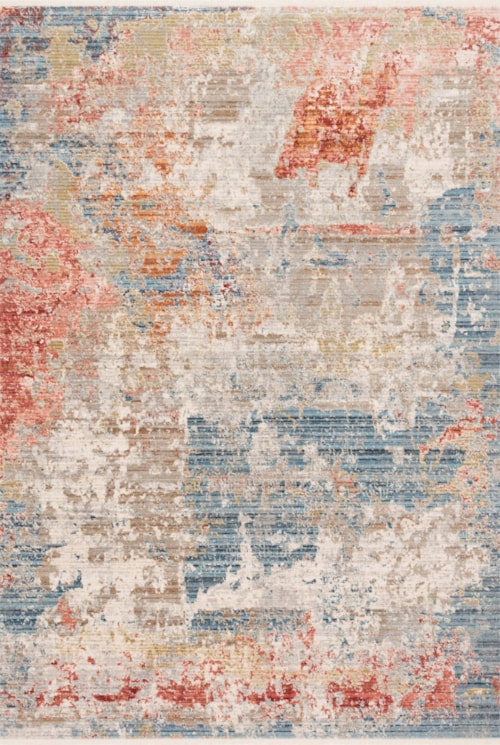 3'7" x 5'1" Grey / Multi Rug