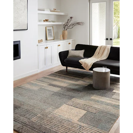18" x 18" Storm / Taupe Sample Rug