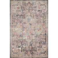 2'4" x 8'0" Charcoal / Fiesta Rug