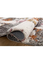 Reeds Rugs Levitt Shag 7'10" x 10' Grey / Multi Rug