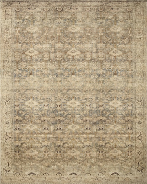 18" x 18" Antique / Sage Sample Rug