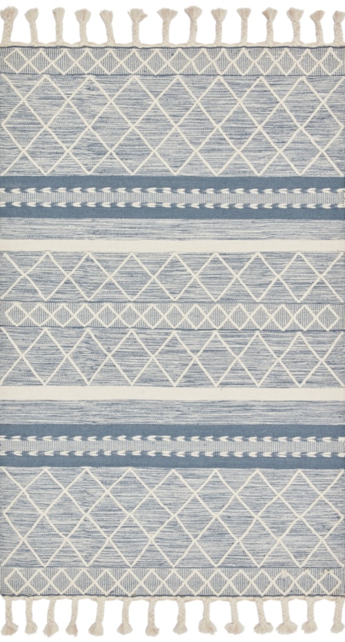 18" x 18" Teal Sample Rug