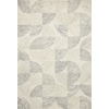 Loloi Rugs Milo 5'0" x 7'6" Slate / Denim Rug