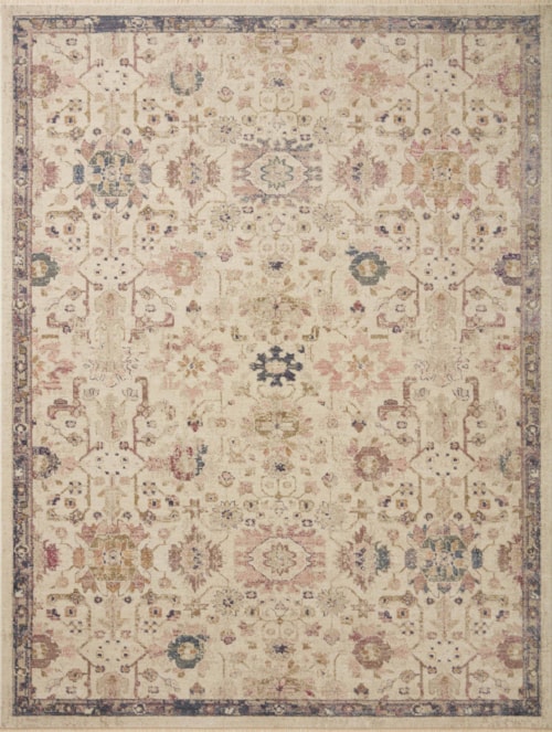 6'3" x 9' Ivory / Multi Rug
